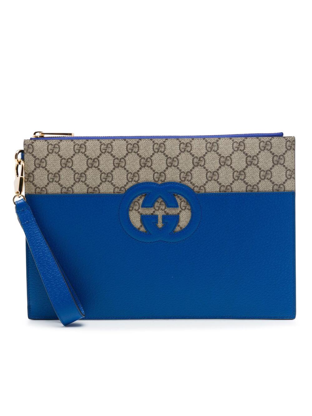Gucci Gg Supreme And Calfskin Cut Out #367632G53B